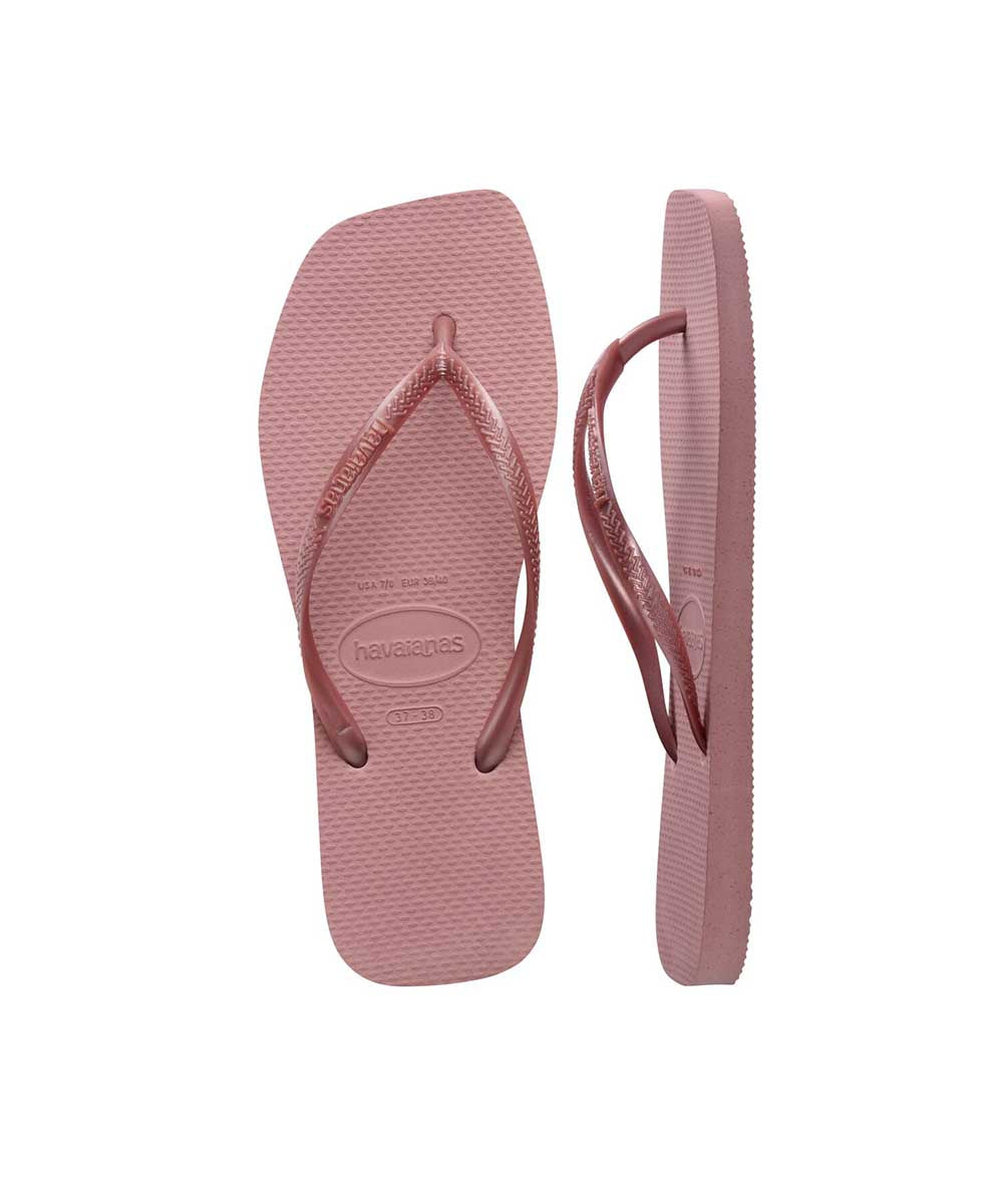 Havaianas Women's Slim Square Solid Thongs
